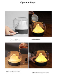 DE™ Diffuser-3 in 1  Purifier, Humidifier, and LED Lamp